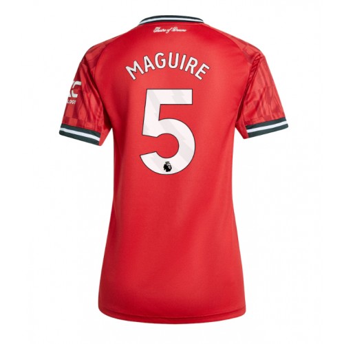 Manchester United Harry Maguire #5 Hemmatröja Dam 2025-26 Kortärmad Manchester United Harry Maguire #5 Hemmatröja Dam 2025-26 Kortärmad